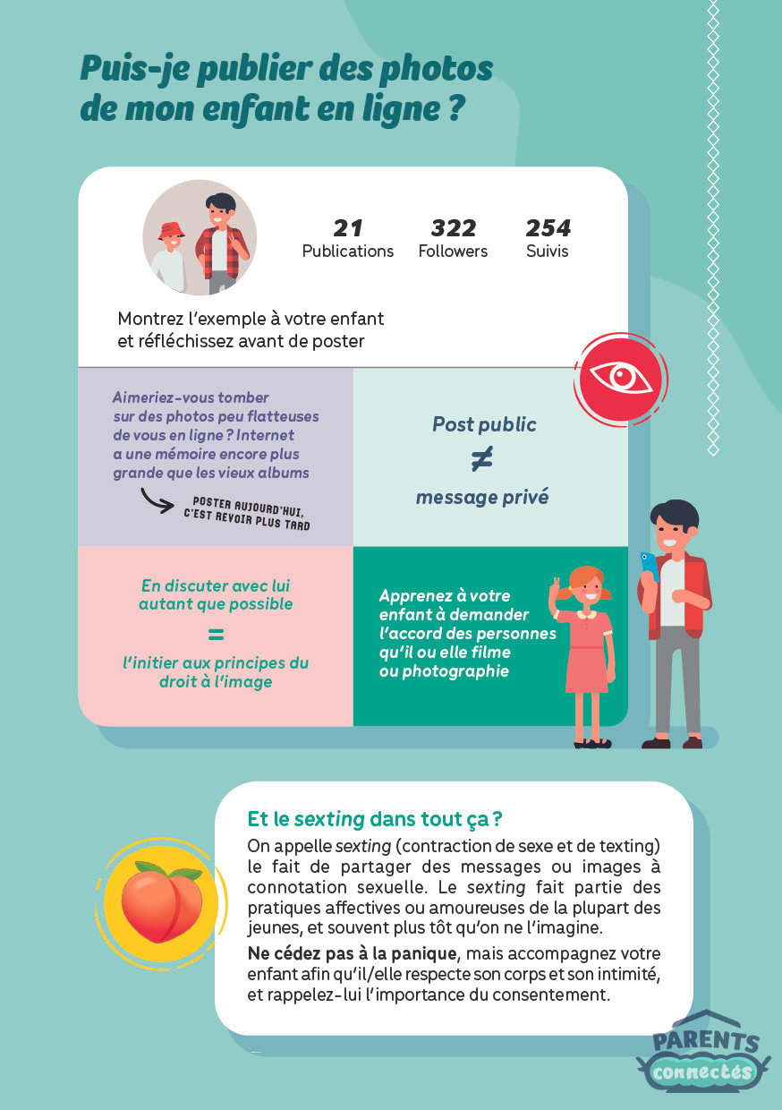 Puis-je publier des photos de mon enfant en ligne ?  Puis-je publier des photos de mon enfant en ligne ?